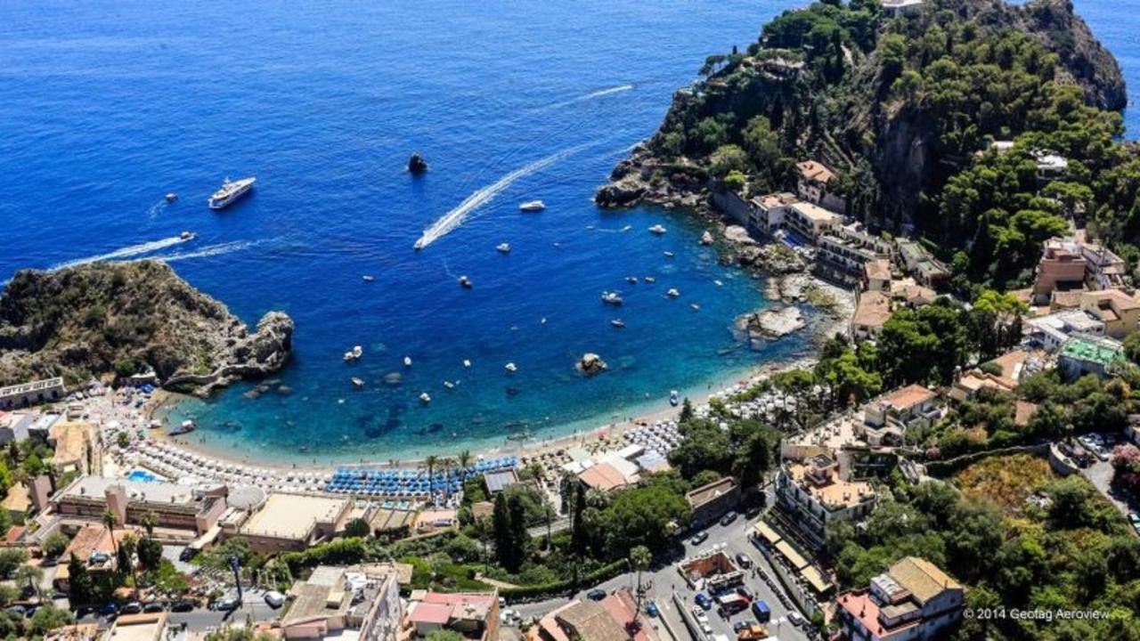 Greek Theater - Sea View Apartment Таормина Экстерьер фото